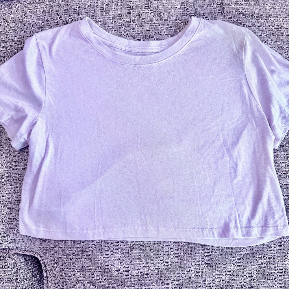Stylish Lavender Crop Top for Women